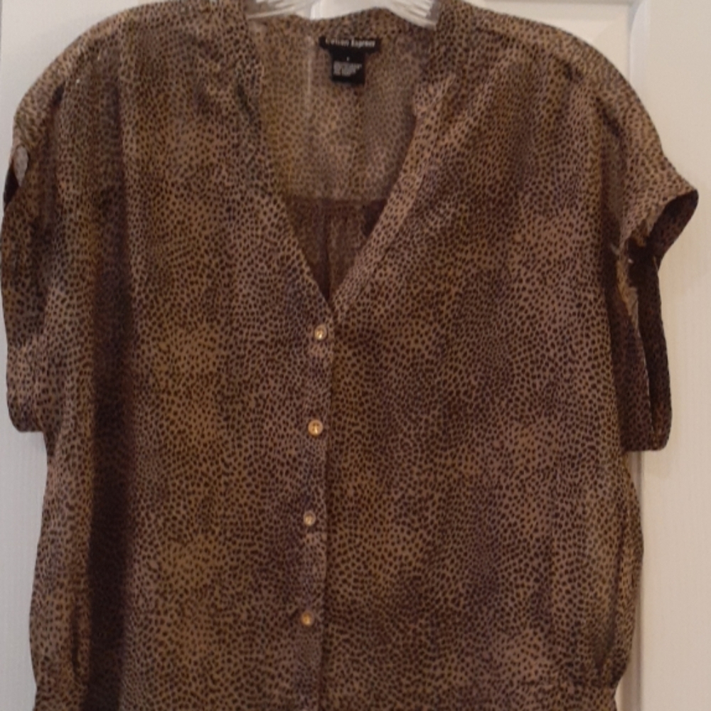 *Animal Print Top Large - Picture 3 of 8